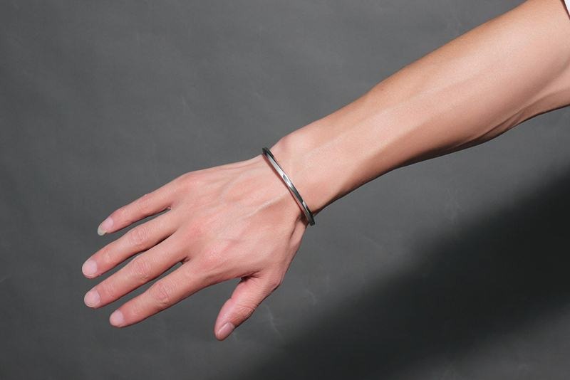 Viking Steel Cuff Bracelet – Norse-Inspired Minimalist Bangle for Men & Women B-169