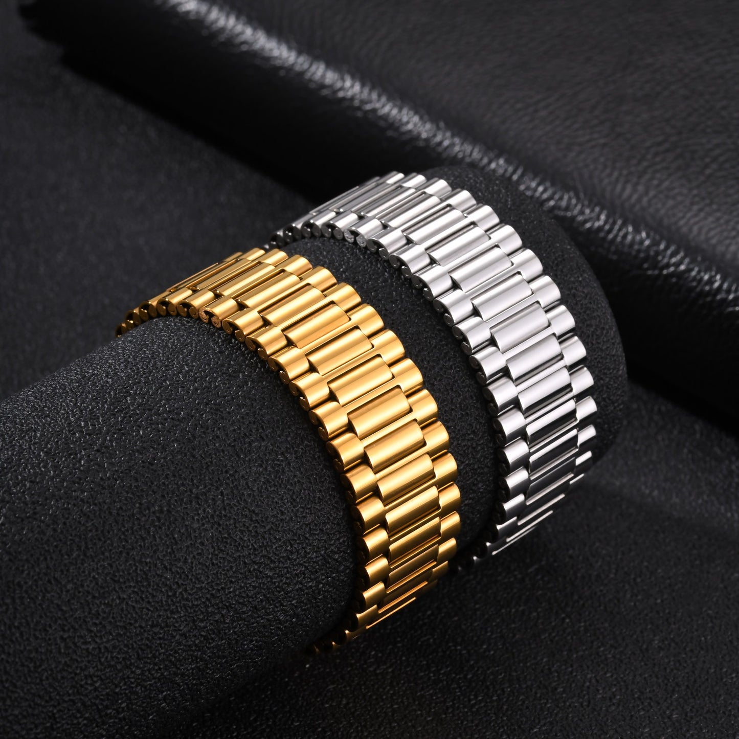 Kemstone Stainless Steel Bracelet for Men Watch Band Link Style BR-1053
