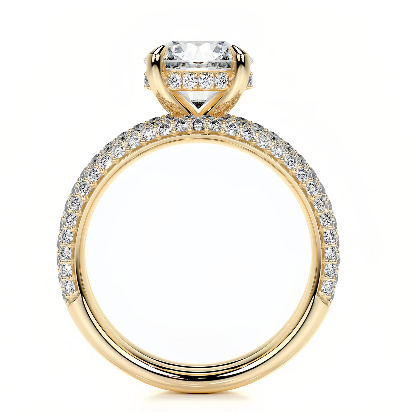 Kemstone Bridal Set – Luxury S925 Sterling Silver Moissanite Engagement Rings for Women | Gold Plated, Asscher, Marquise, Pear & Round Cuts