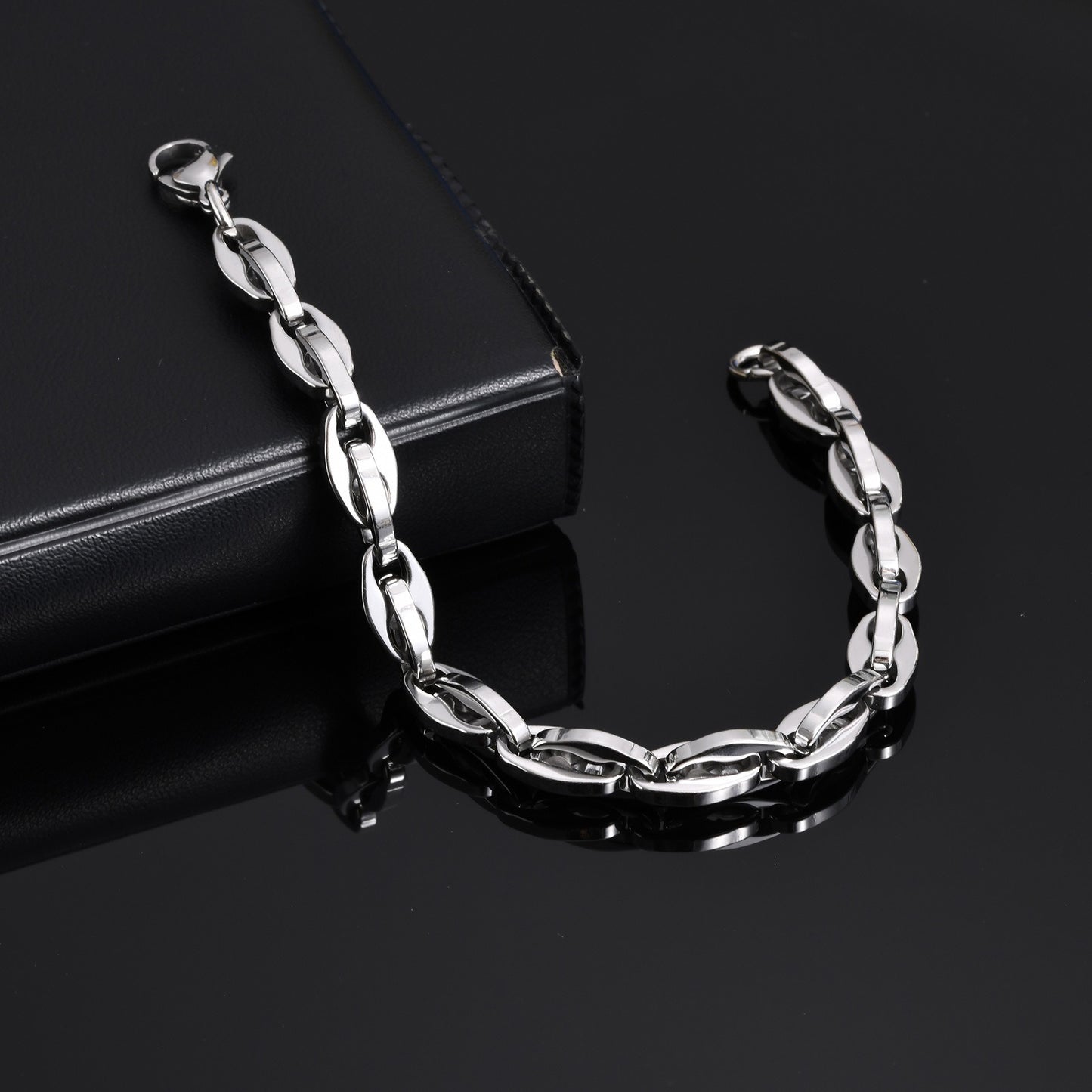 Kemstone Stainless Steel Handmade Chain Bracelet for Men BR-2397