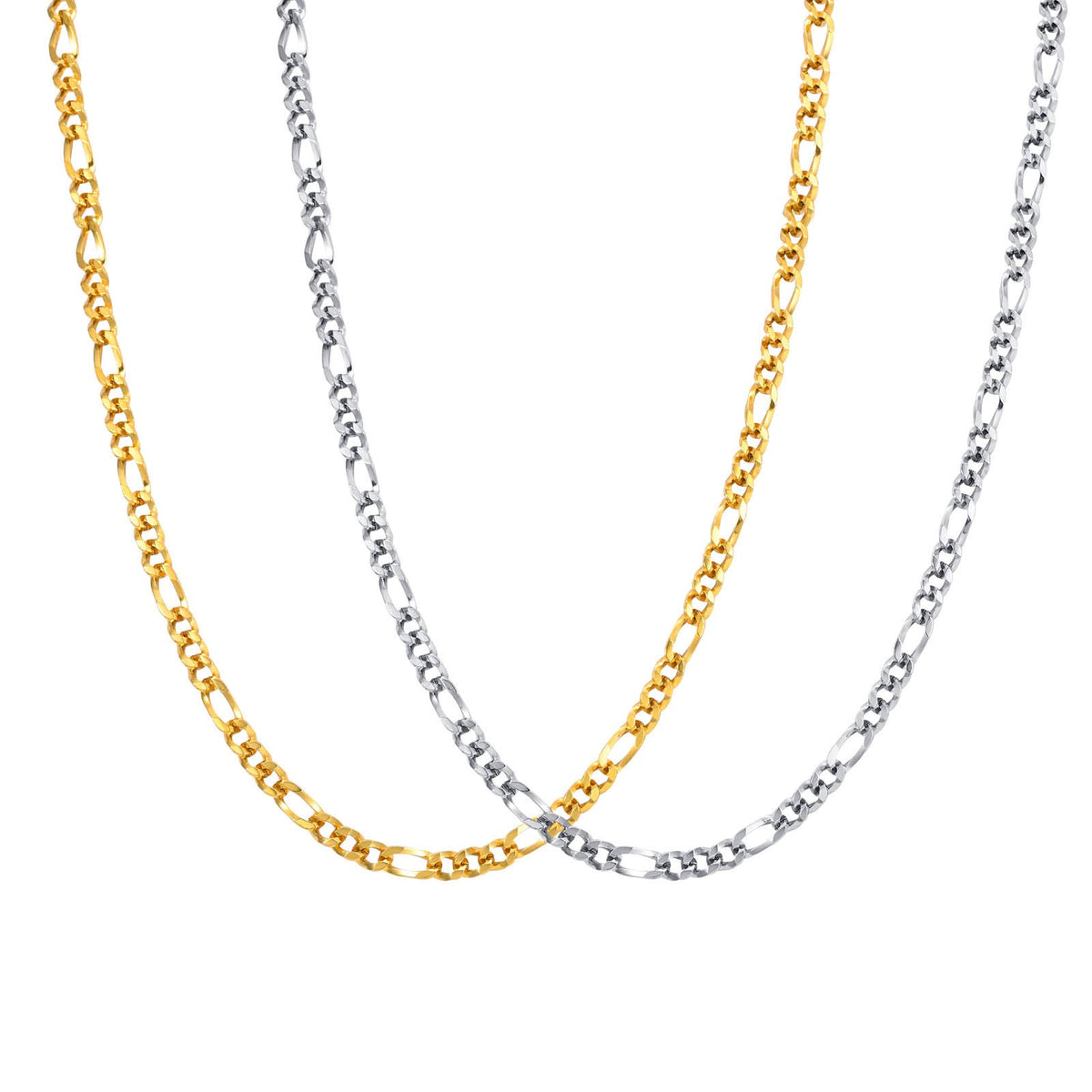 Kemstone Stainless Steel Flat Chain Necklace for Men NC-1381