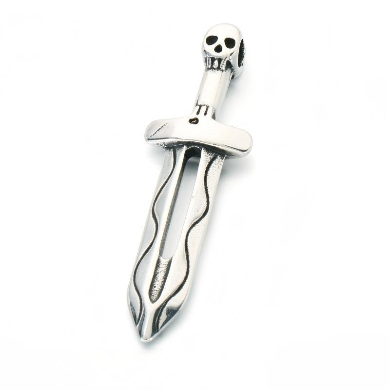 Kemston Stainless Steel Viking Axe Pendant Necklace for Men Gothic KP118608-LU