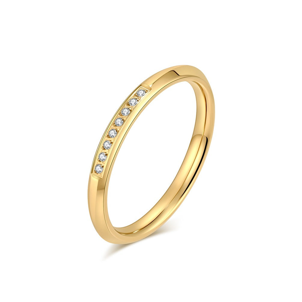 Celestial Whisper Adjustable Ring – Gold/Silver Plated Titanium Steel with 3A Zirconia