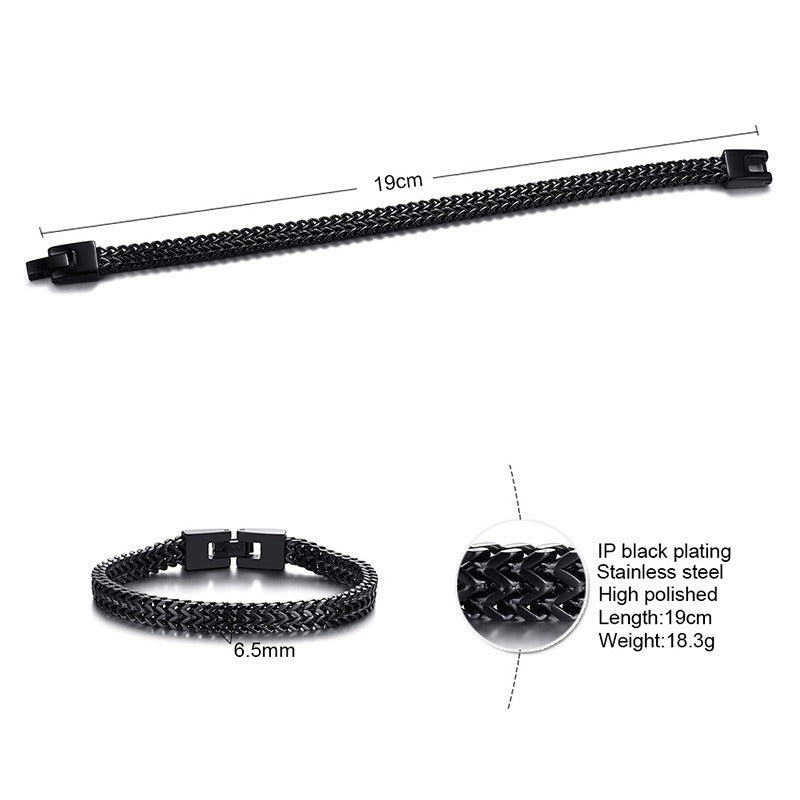 Kemstone Stainless Steel Dragon Bone Chain Bracelet - Hip Hop Design for Men, Unisex Urban Style, Everyday Durable Accessory BR-642