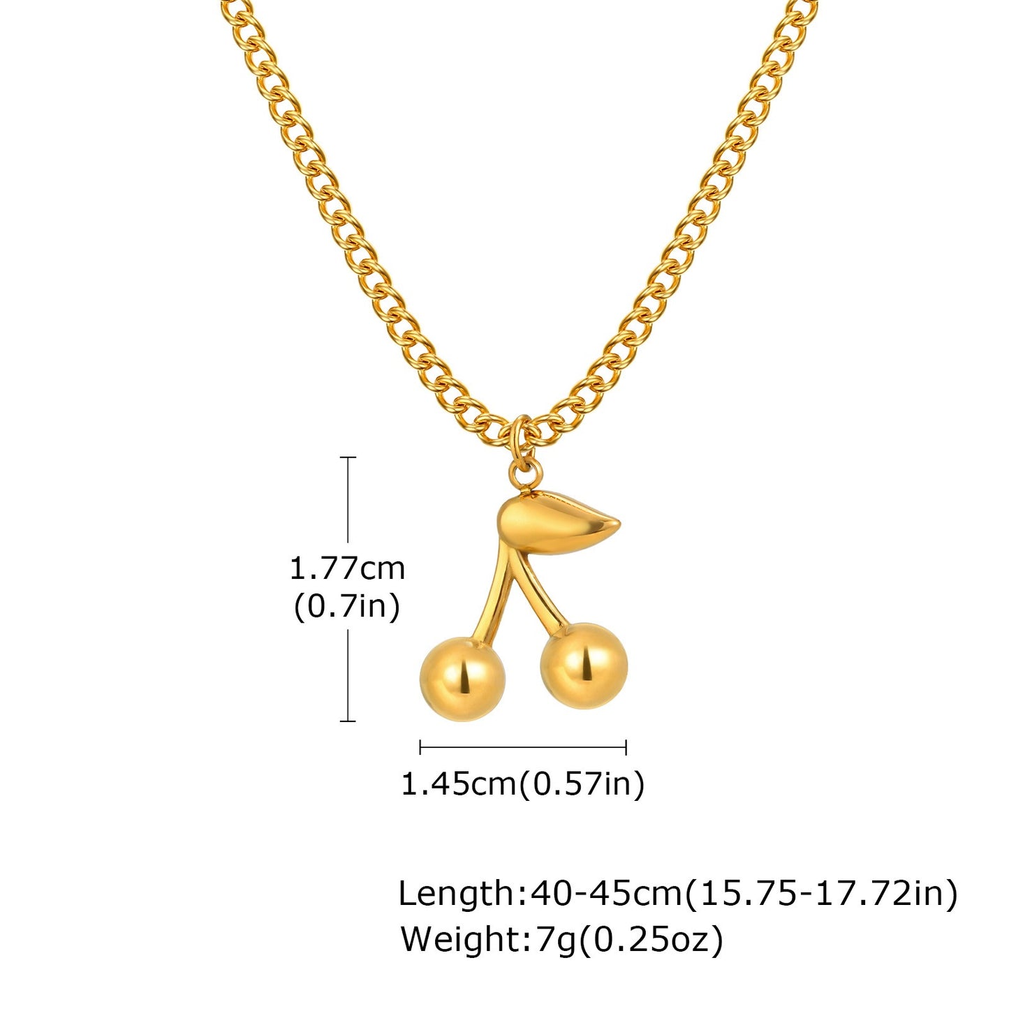 Collar minimalista de cadena cepillada de acero inoxidable Kemstone con colgante de flor de cerezo - Detalles dorados para mujer NC1968