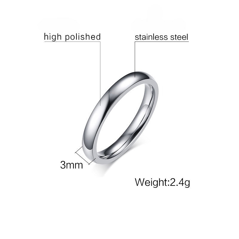 Kemstone Smooth-Finish Stainless Steel 8mm Band Ring – Minimalist Durable Men’s Jewelry R-012