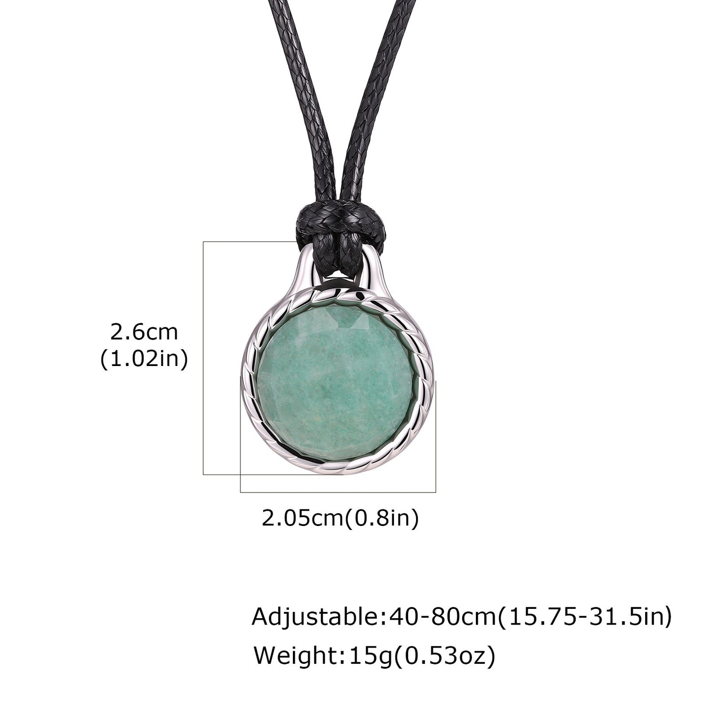 Kemstone Tiger Eye Stone Pendant Necklace Stainless Steel Vintage Rope for Men NC-2660