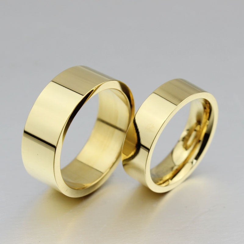 Anillo minimalista de acero y titanio Kemstone | Anillo articulado con acabado liso para hombre y mujer | Diseño apilable para uso diario R359