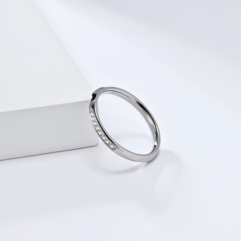 Celestial Whisper Adjustable Ring – Gold/Silver Plated Titanium Steel with 3A Zirconia