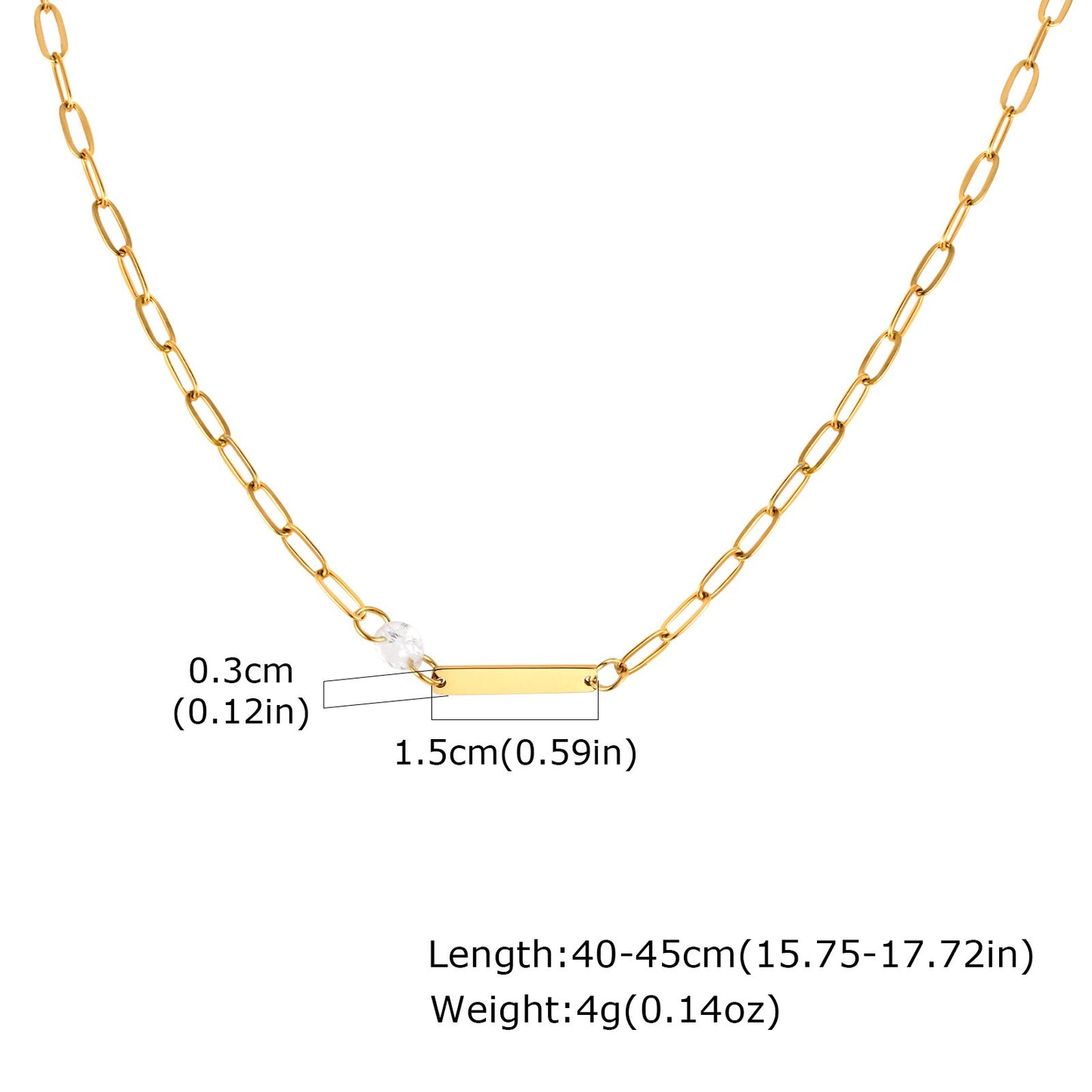 Titanium Steel Necklace – Modern Minimalist Pendant for Everyday Elegance NC-1959