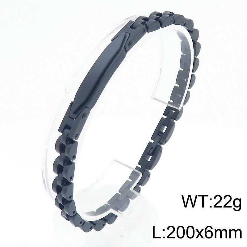 Kemstone Titanium Steel Watch Band Link Bracelet for Men & Women KB209008-KLHQ