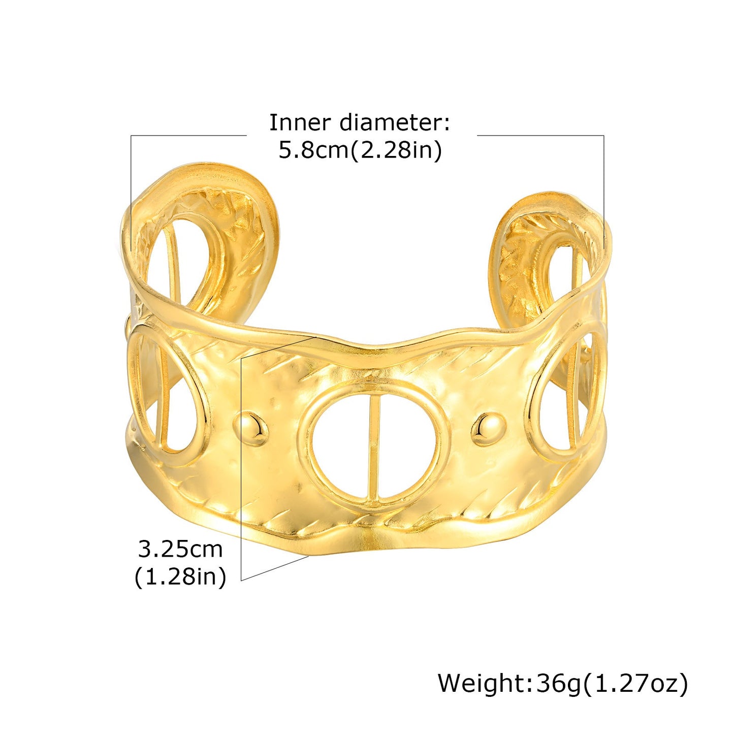 Elegante pulsera de acero inoxidable dorado con elegante nudo de seda: un accesorio imprescindible para mujer B-630
