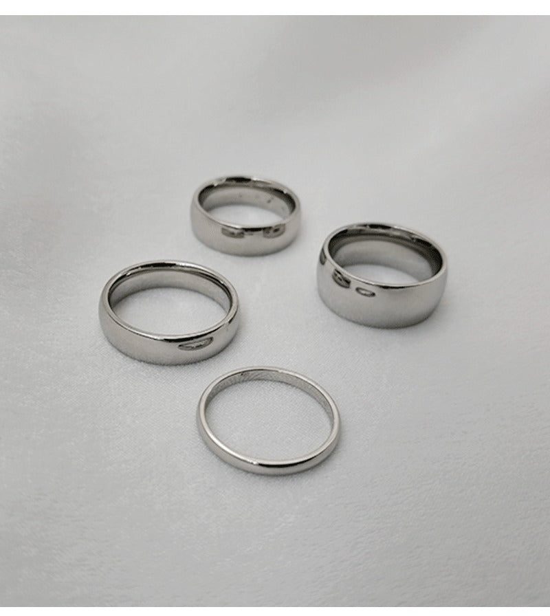 Kemstone Smooth-Finish Stainless Steel 8mm Band Ring – Minimalist Durable Men’s Jewelry R-012