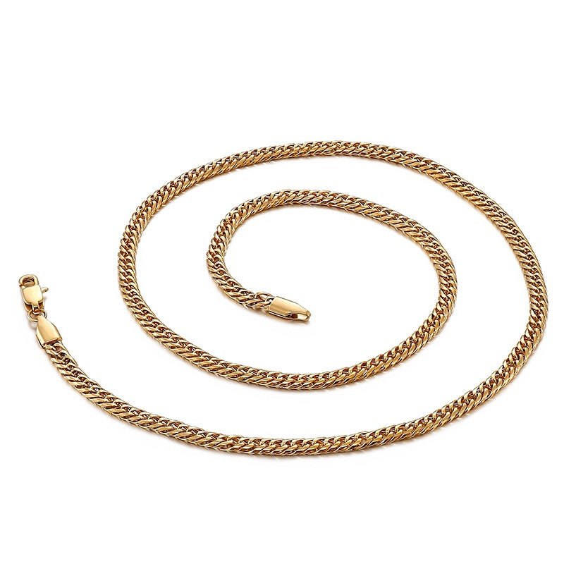 Kemstone NK Chain Titanium Steel Necklace - Modern Men's Jewelry KB84417-CD