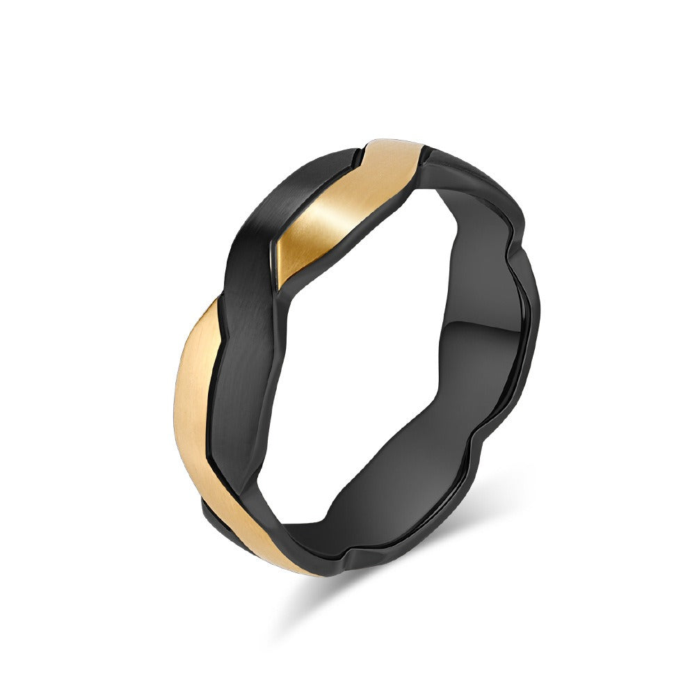 Kemstone Stainless Steel Braided Ring for Men & Women K-R929