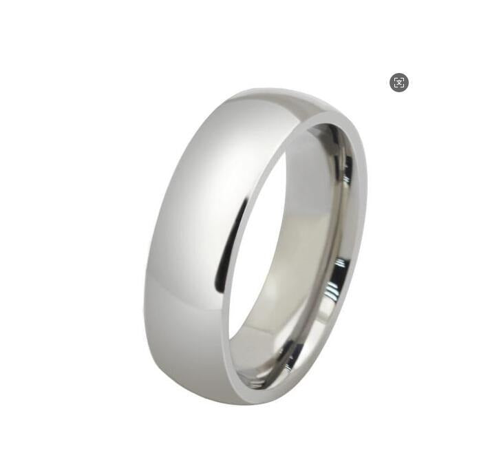 Kemstone Stainless Steel Heart-Shaped Couples Ring RC-1100