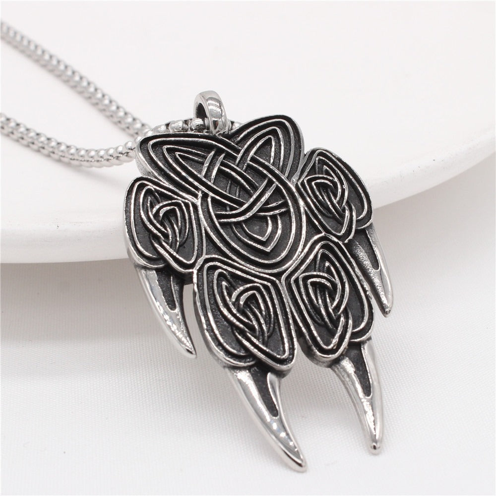 Kemstone Titanium Steel Knot Pendant Necklace for Men Maritime Style P1246