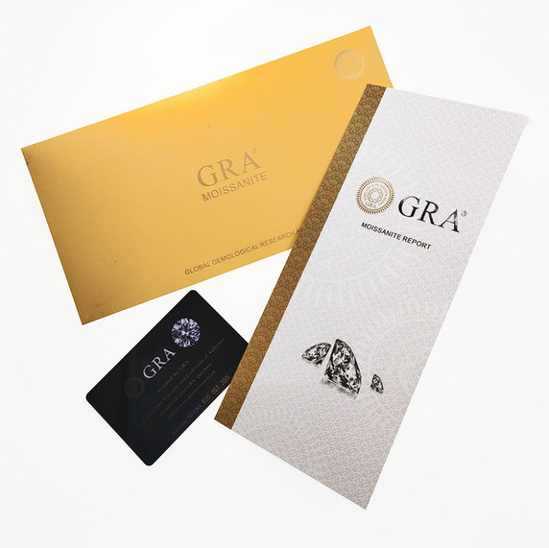 Kemstone 1–8ct Oval Moissanite Five-Stone Ring for Women, S925 Gold Plated, D–E Color VVS, Bridal Engagement & Wedding Ring SU541R