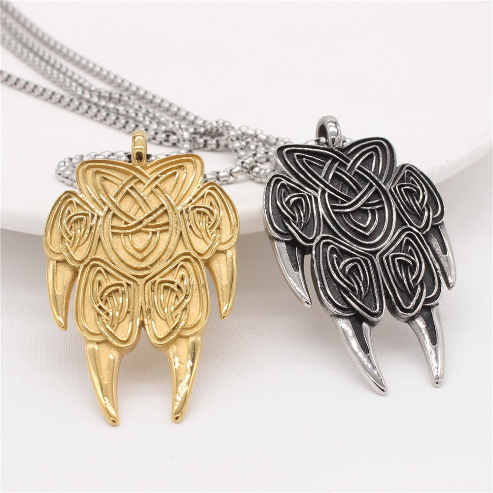 Kemstone Titanium Steel Knot Pendant Necklace for Men Maritime Style P1246