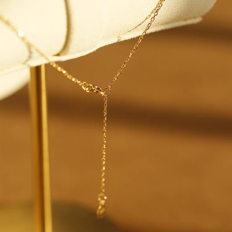 Kemstone Handcrafted Original Design "Rain Walker" Vintage Umbrella Necklace – 18" Gold-Plated 925 Sterling Silver with Enamel & Cubic Zirconia