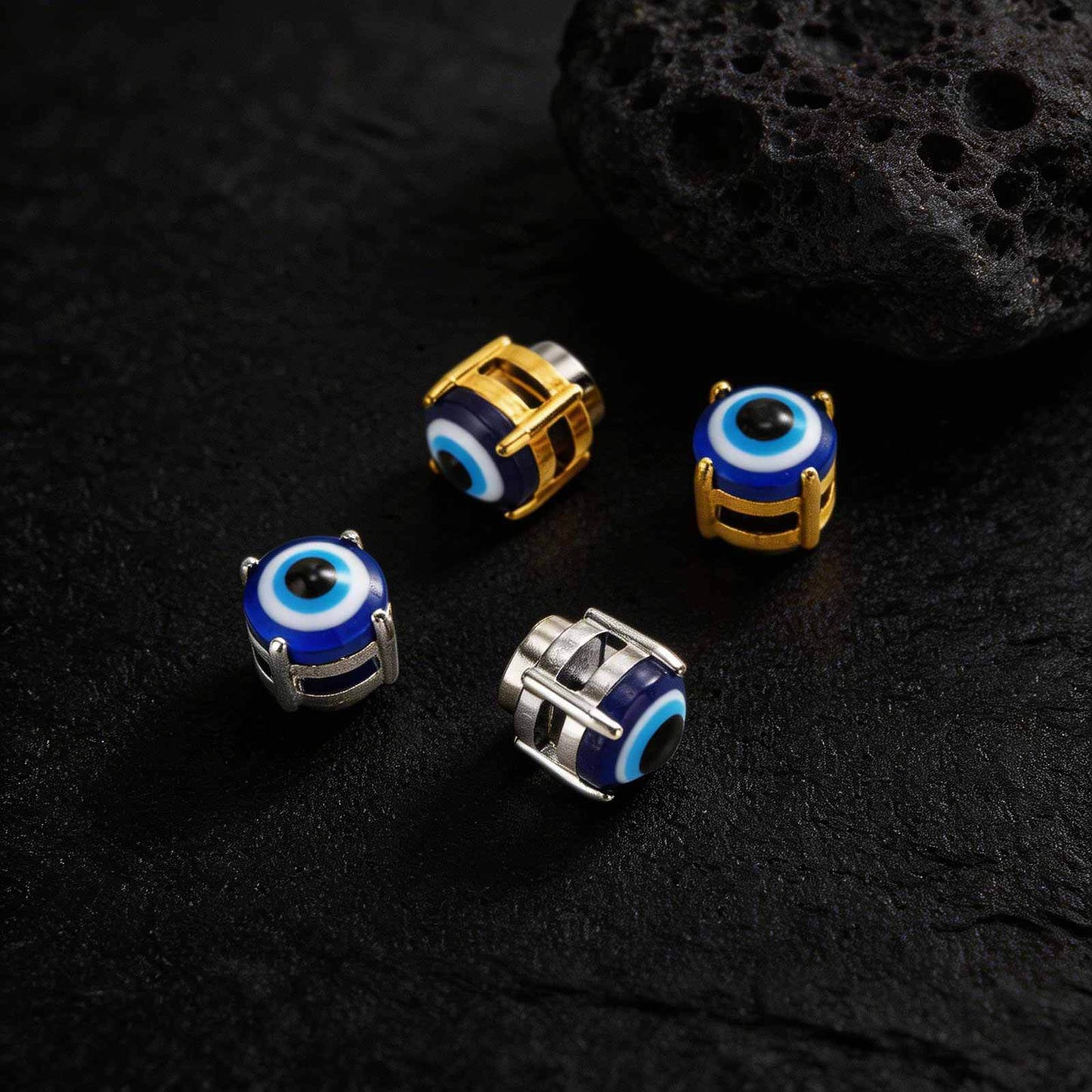 Kemstone Magnetic Ear Cuff No Piercing Stainless Steel Eye Ear Clip Earring for Men Women EC-002