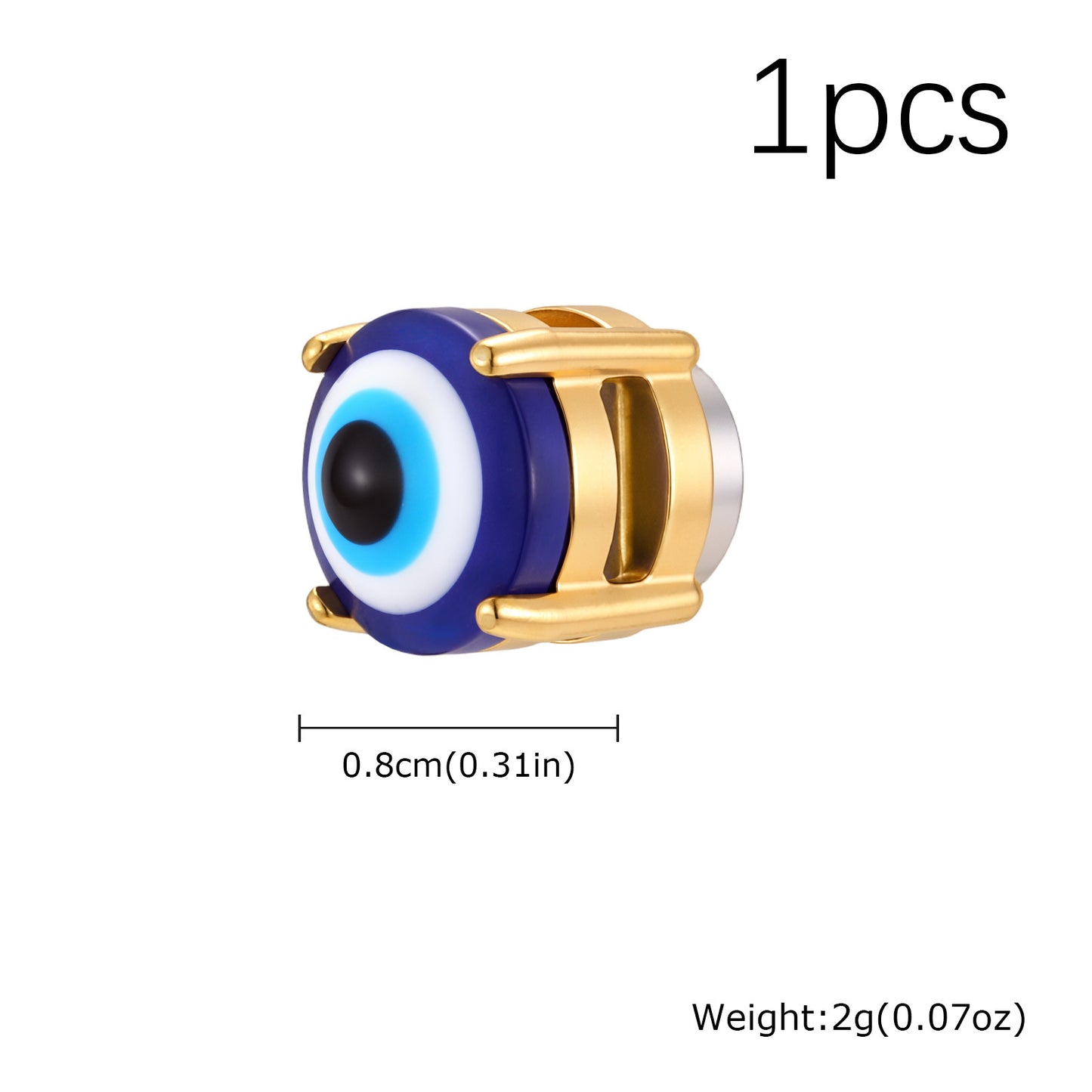 Kemstone Magnetic Ear Cuff No Piercing Stainless Steel Eye Ear Clip Earring for Men Women EC-002