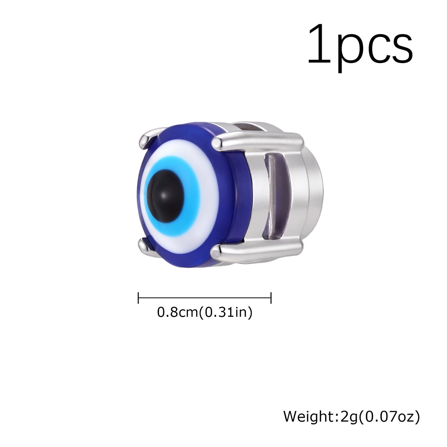 Kemstone Magnetic Ear Cuff No Piercing Stainless Steel Eye Ear Clip Earring for Men Women EC-002