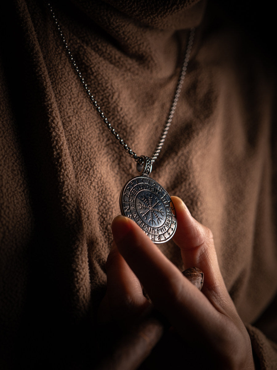 Kemstone Tree of Life Pendant Necklace – Norse Viking Titanium Steel for Men NW-XL177