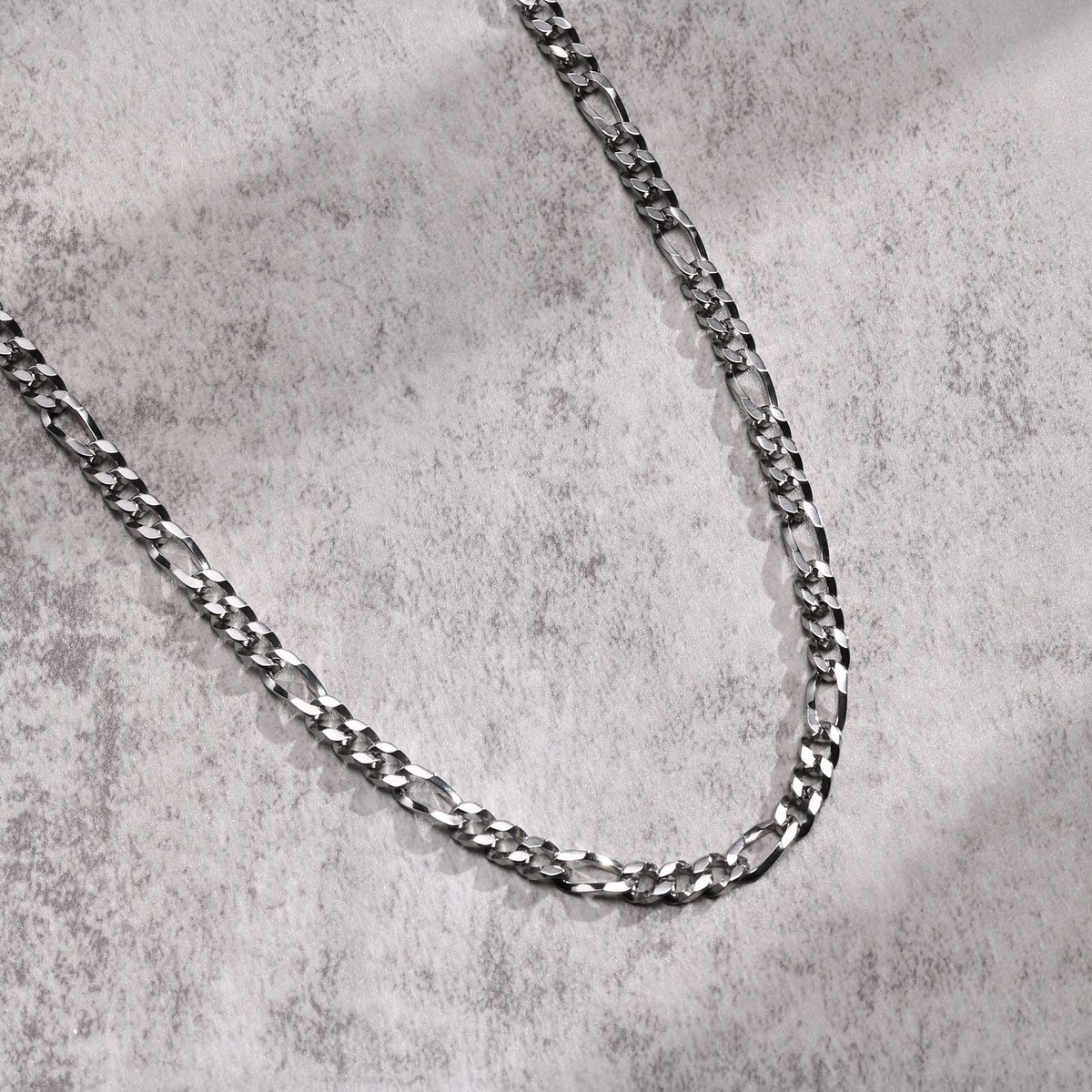 Kemstone Stainless Steel Flat Chain Necklace for Men NC-1381