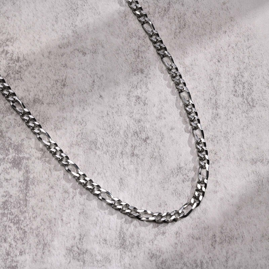 Kemstone Stainless Steel Flat Chain Necklace for Men NC-1381