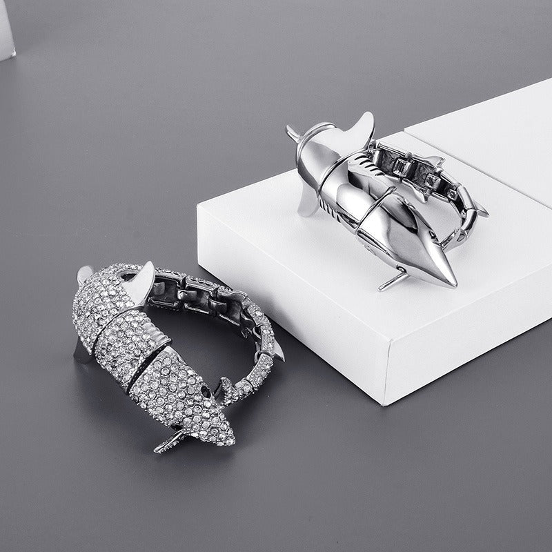 Kemstone Dolphin Bracelet for Men Titanium Steel Animal Jewelry KB42449-D