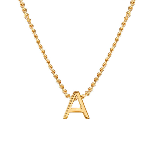 Collar Kemstone de acero inoxidable con letras hip-hop - Joyería apilable, unisex y de uso diario NC1616