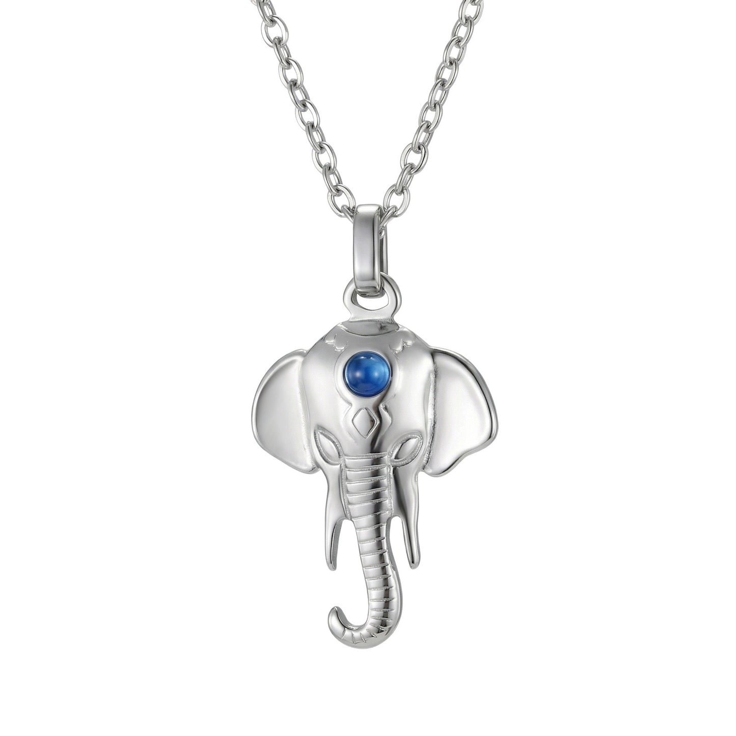 Kemstone Stainless Steel Elephant Pendant Necklace for Men & Women PN-2276