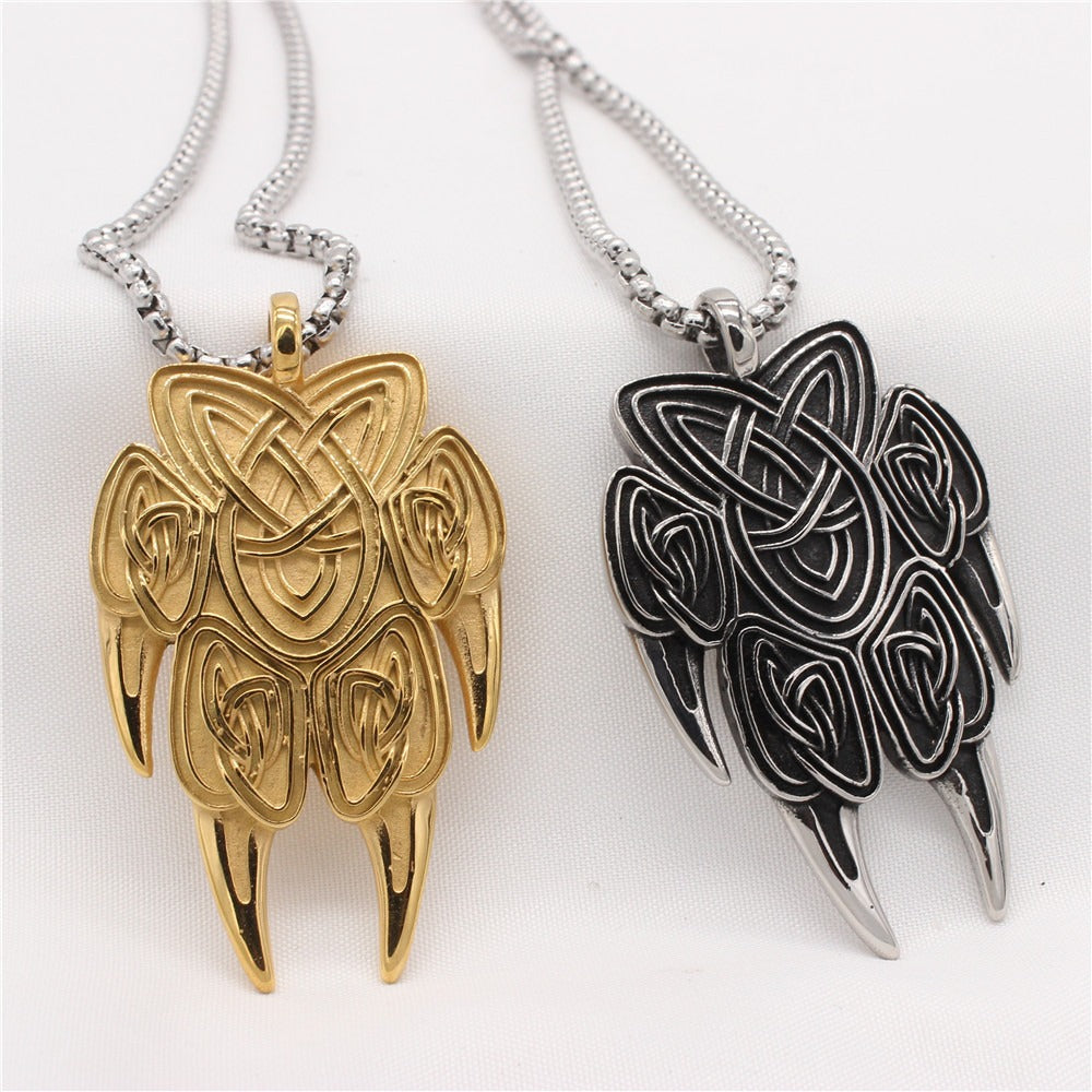 Kemstone Titanium Steel Knot Pendant Necklace for Men Maritime Style P1246