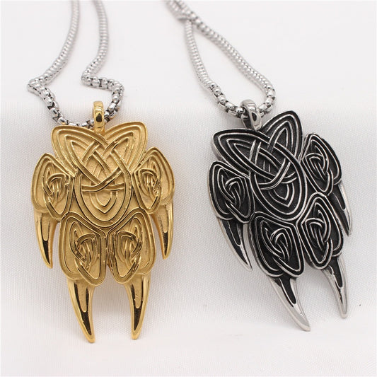 Kemstone Titanium Steel Knot Pendant Necklace for Men Maritime Style P1246