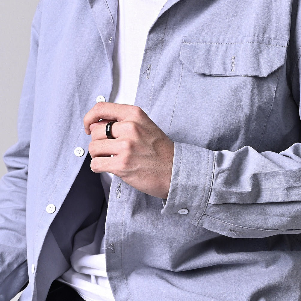 Kemstone Ceramic Ring – Faceted Geometric Design Jewelry for Men & Women K-R448