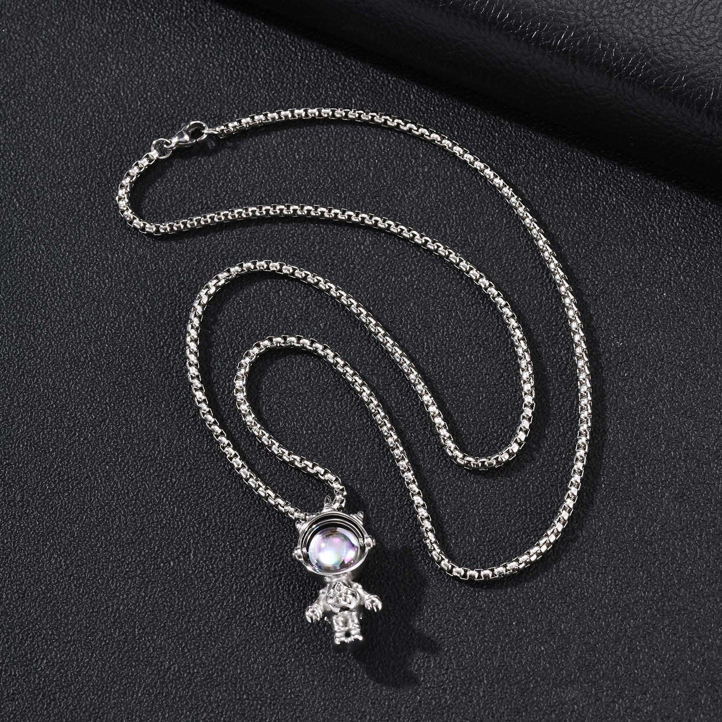 Kemstone Stainless Steel Astronaut Pendant Necklace for Men Space Design PN-2407