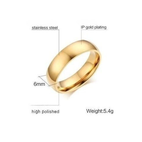 Kemstone Stainless Steel Heart-Shaped Couples Ring RC-1100