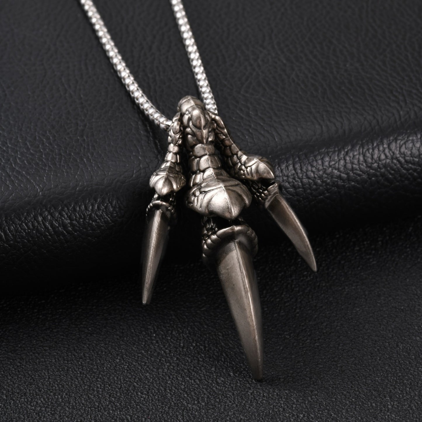 Kemstone Stainless Steel Dragon Claw Pendant Necklace for Men NC-3000