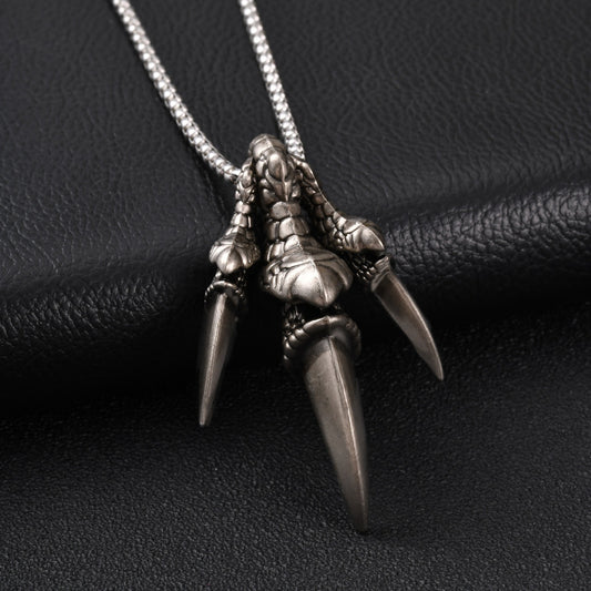 Kemstone Stainless Steel Dragon Claw Pendant Necklace for Men NC-3000