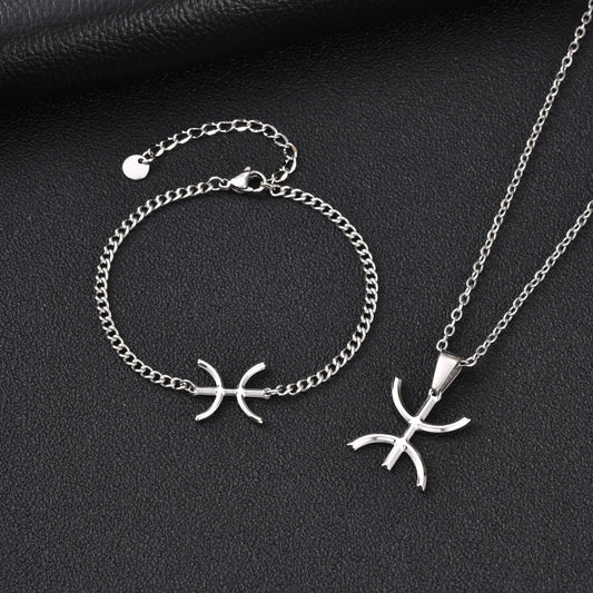 Kemstone Stainless Steel Tribal Inspired Dual Wear Necklace Bracelet for Men Hip Hop Minimal Chain BR-3040