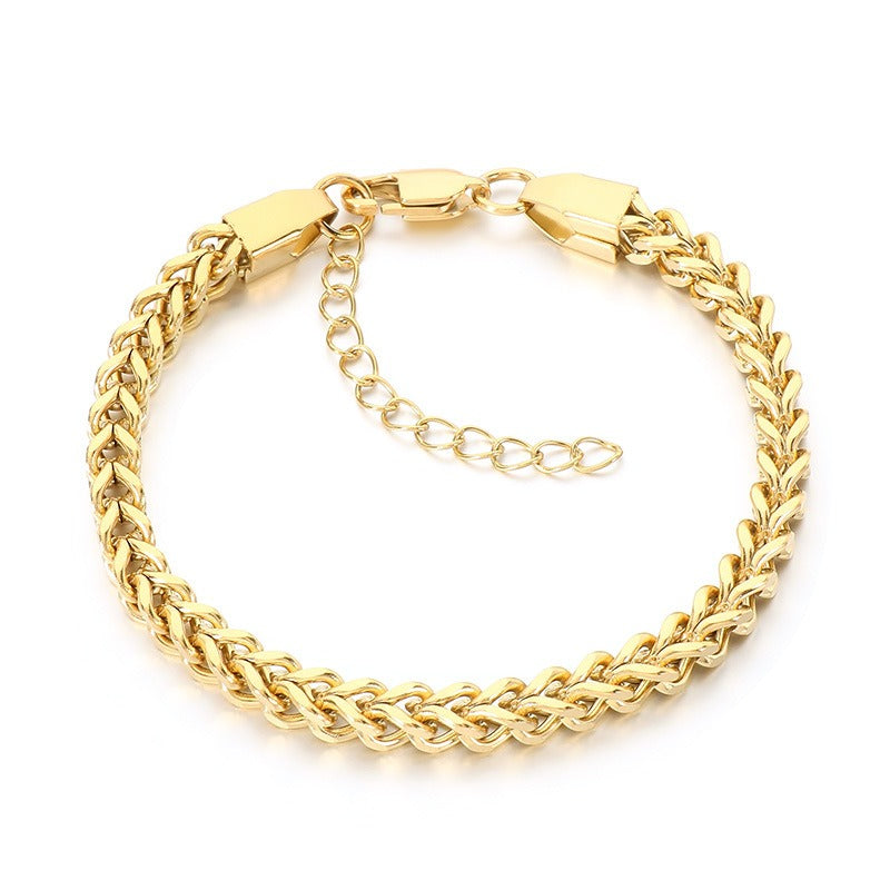 Kemstone Titanium Steel Dragon Bone Chain Bracelet for Men Adjustable KB210718-Z