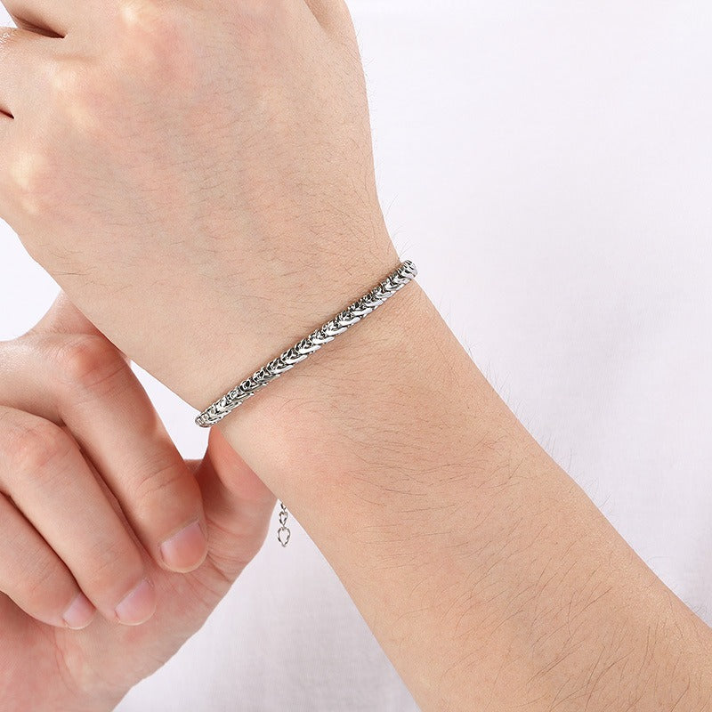 Kemstone Titanium Steel Claw Chain Bracelet & Necklace for Men & Women KB207097-Z