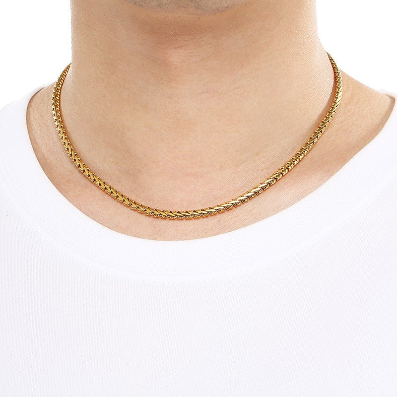 Kemstone Titanium Steel Claw Chain Bracelet & Necklace for Men & Women KB207097-Z