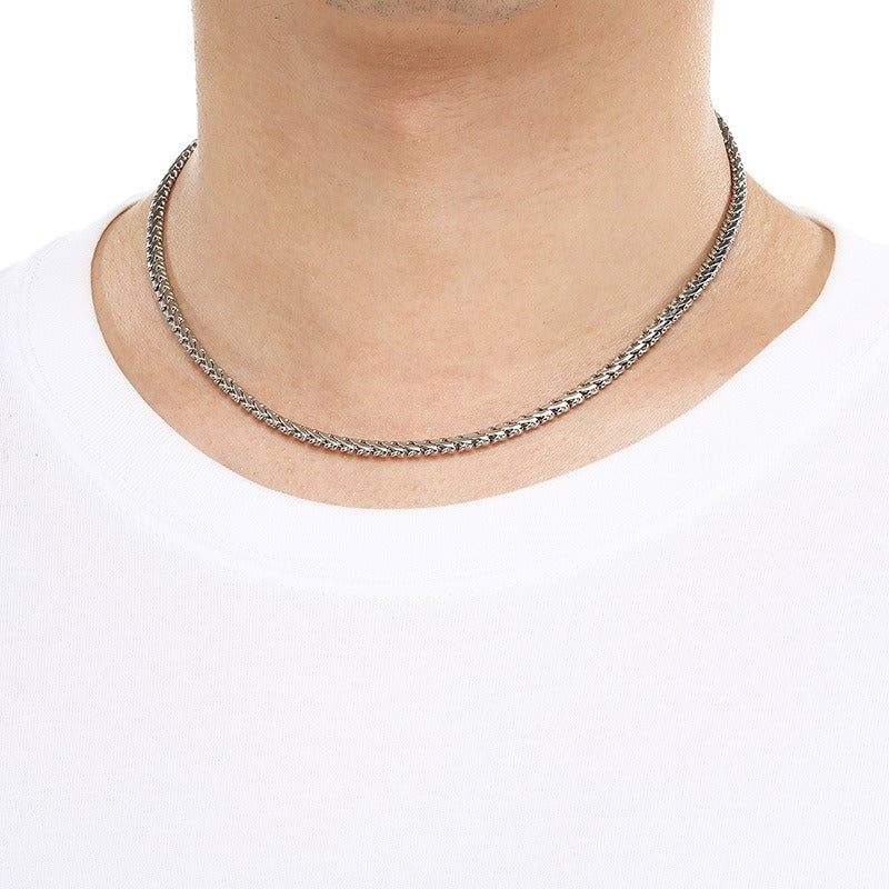 Kemstone Titanium Steel Claw Chain Bracelet & Necklace for Men & Women KB207097-Z