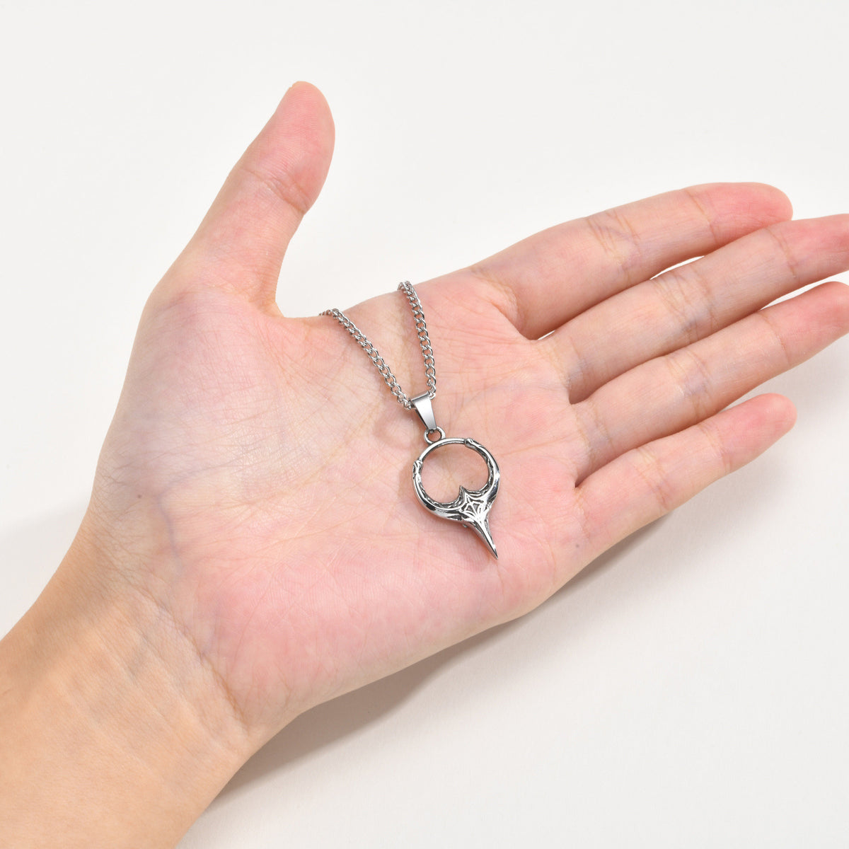 Kemstone Thorn Spike Pendant Necklace for Men Stainless Steel Gothic PN-2472