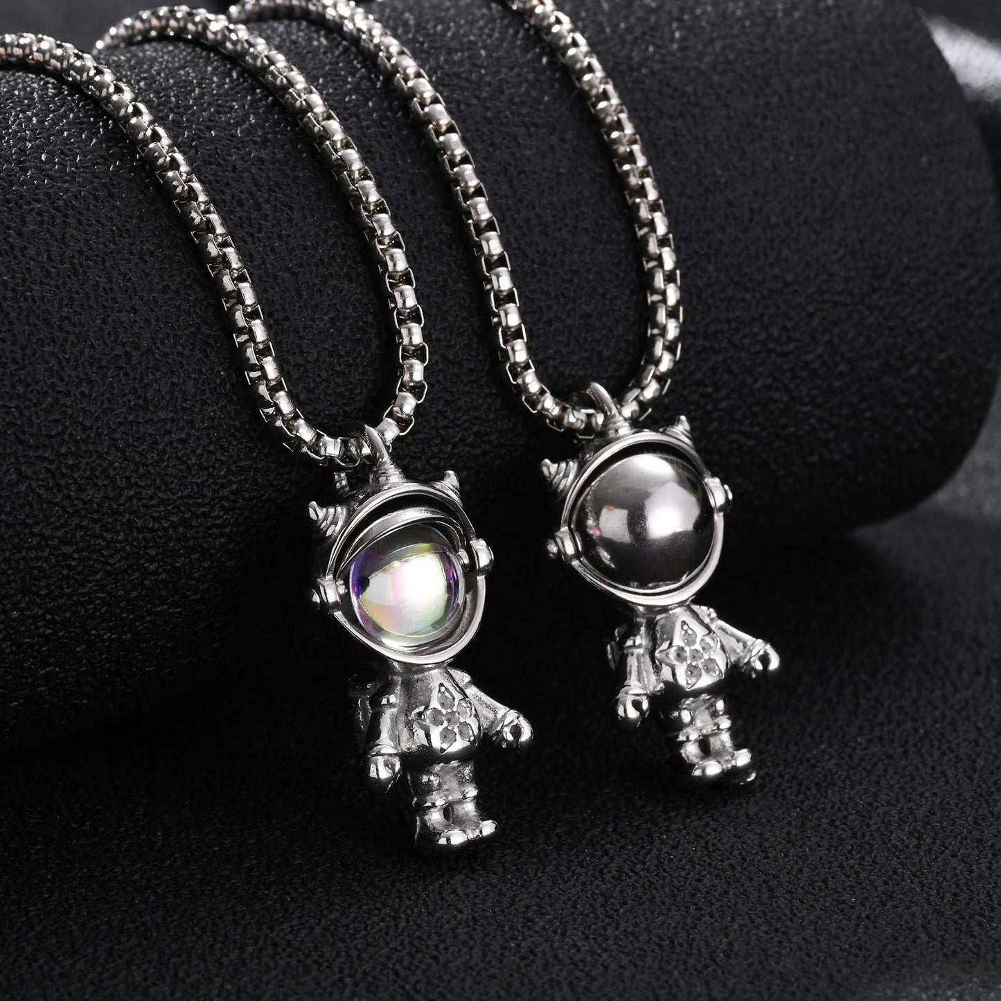 Kemstone Stainless Steel Astronaut Pendant Necklace for Men Space Design PN-2407