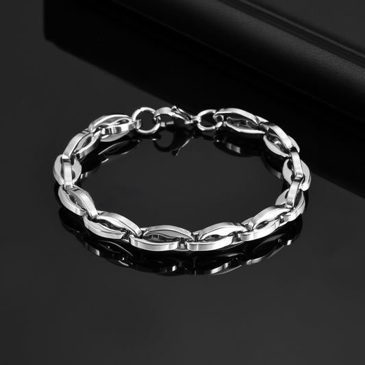 Kemstone Stainless Steel Handmade Chain Bracelet for Men BR-2397