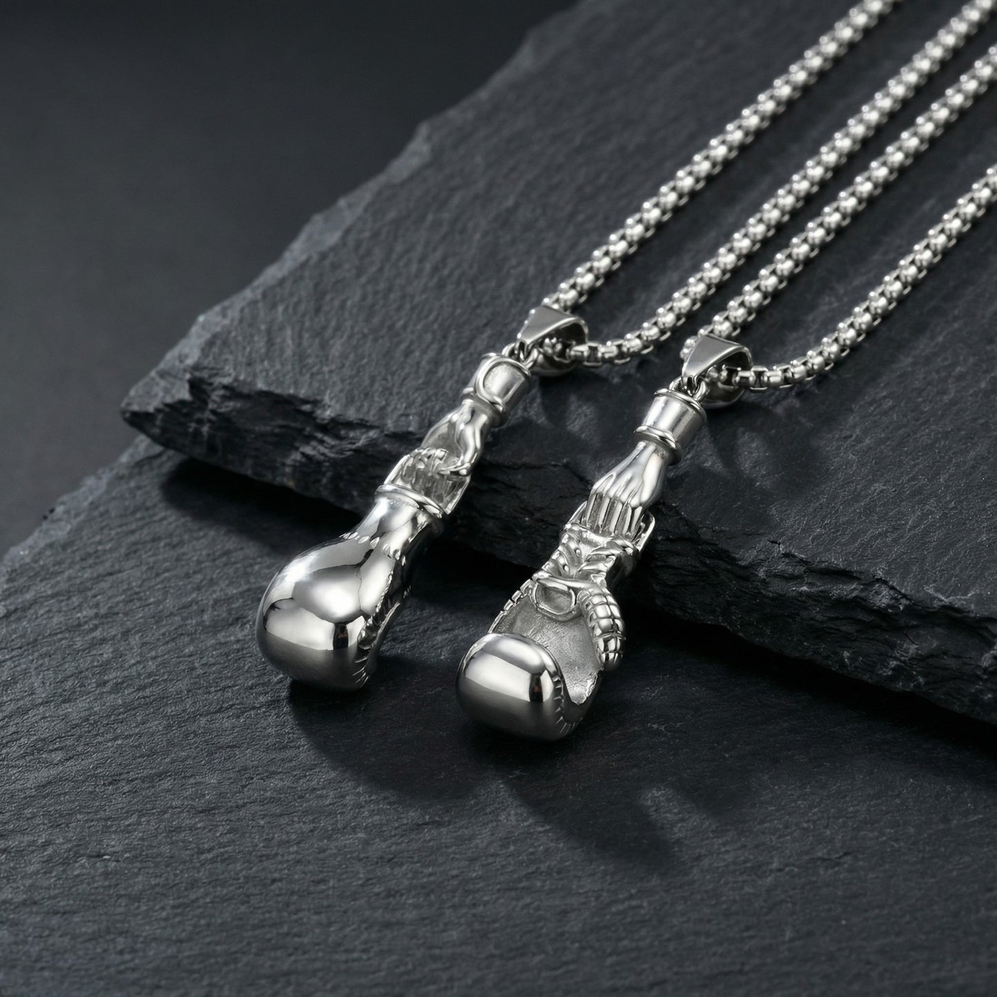 Kemstone Stainless Steel Boxing Glove Pendant Necklace for Men PN-2278