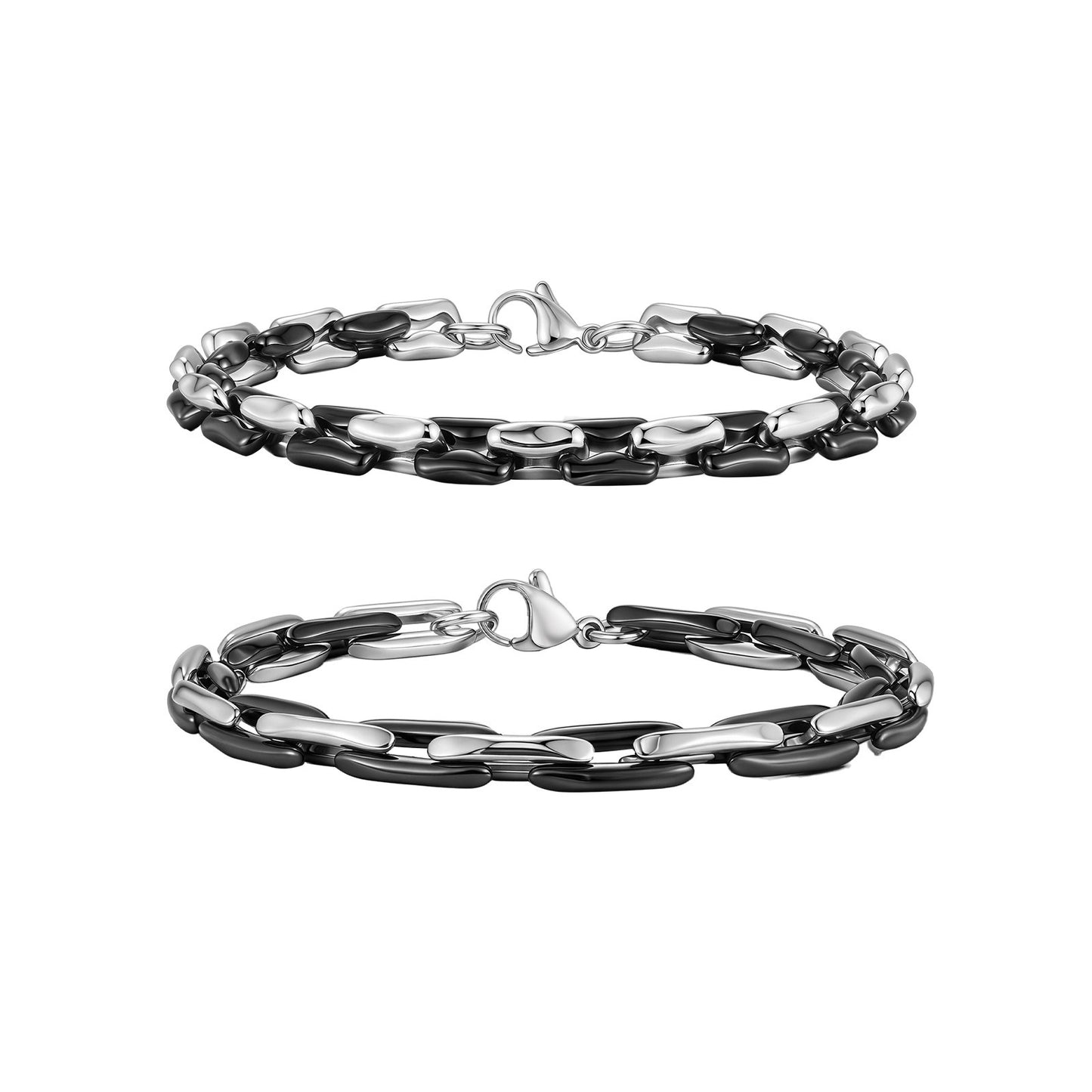 Kemstone Stainless Steel Cuban Chain Bracelet for Men BR-2798